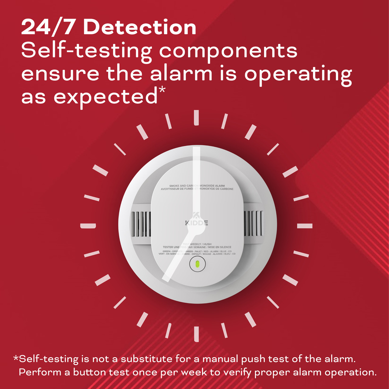 Battery Powered Smoke & Carbon Monoxide Voice Alarm