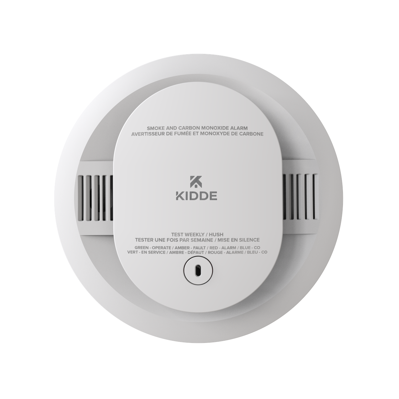 Battery Powered Smoke and Carbon Monoxide Voice Alarm with easy-install bracket and dual detection system