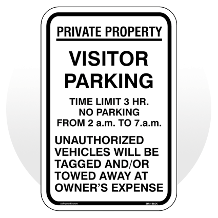Private Property & Parking Signs