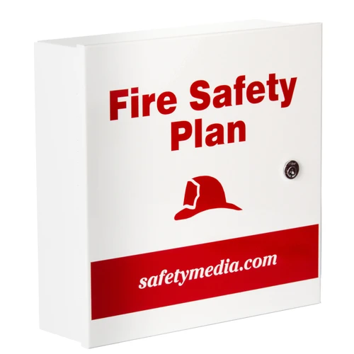 Cam Lock and Key Fire Safety Plan Box