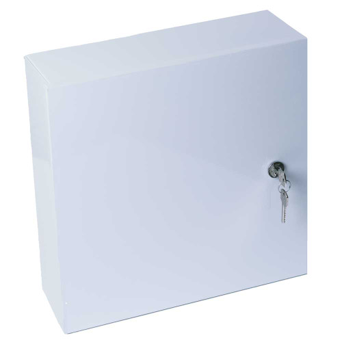 Regular Sized Plain Metal Box With Camlock And 2 Keys