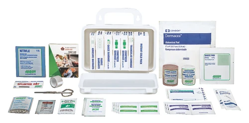 Deluxe 1-5 People First Aid Kit 5.5"H x 8.5"W x 3"D