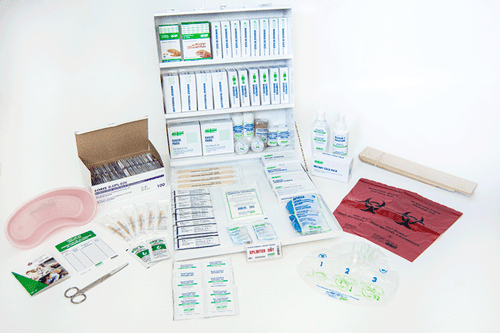 Deluxe 16-199 People First Aid Kit ON Reg-Sec 10, 16.5"H x 14.25"W x 4.5"D