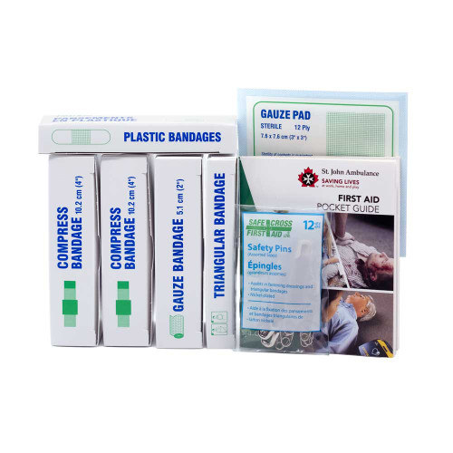 Basic 1-5 First Aid Kit Refill Only, ON Reg-Sec 08