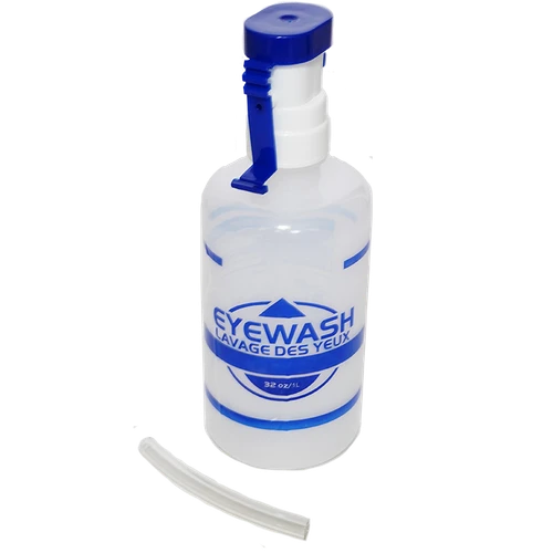 1 Litre / 32 oz. Bottle for Eyewash Station AA25 (Solution Sold Separately)