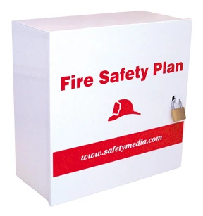 Padlock Fire Safety Plan Box