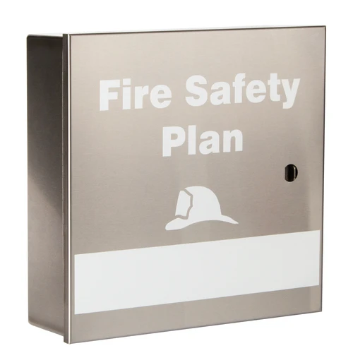 Padlock Fire Safety Plan Box