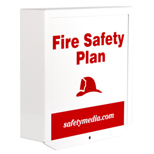 12 Gauge "Outdoor" Fire Safety Plan Box with 2 Padlocks