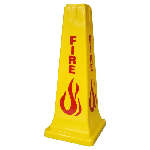 26" Yellow Fire Drill Cone