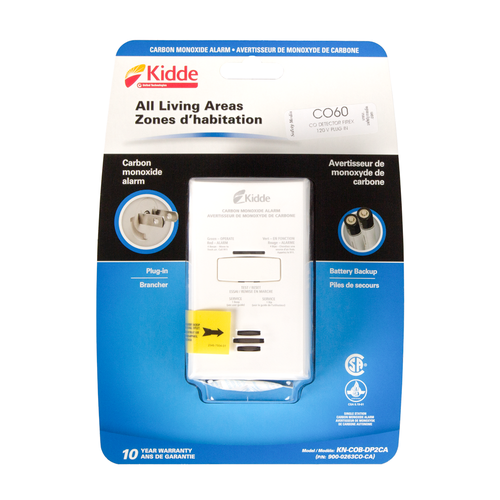Plug-In Carbon Monoxide (CO) Alarm