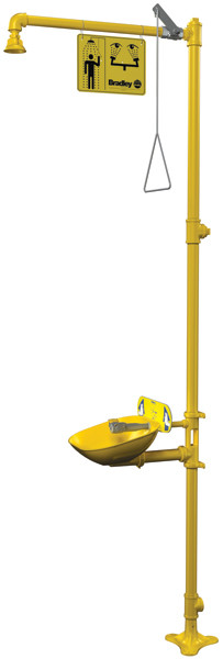 Drench Shower/Eyewash Combination