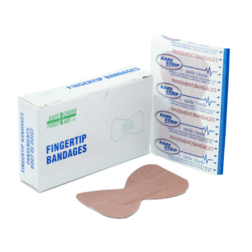 Large Fabric Fingertip Bandages, 12/Box