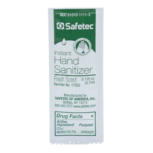 Hand Sanitizer, Antiseptic Gel 3.7ml 100/box