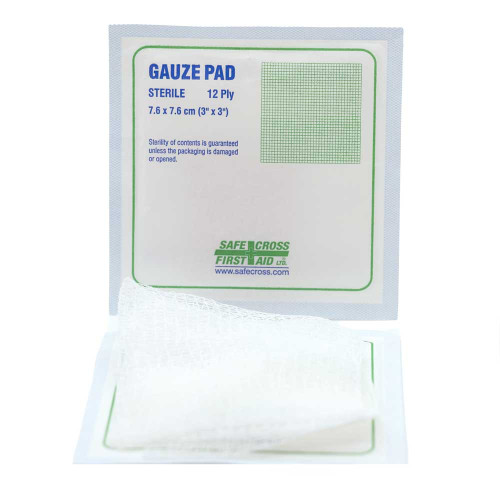 Gauze Bandage Pads 3" x 3" (25/Box)