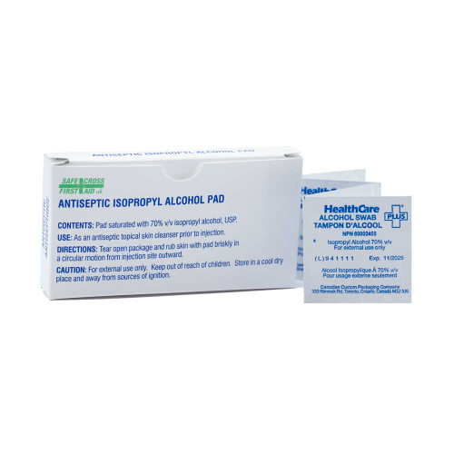 Antiseptic Isopropyl Alcohol Pad, 20/Box