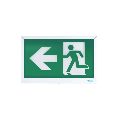 Steel Led Running Man Self Powered - Single Face & Pictogram
