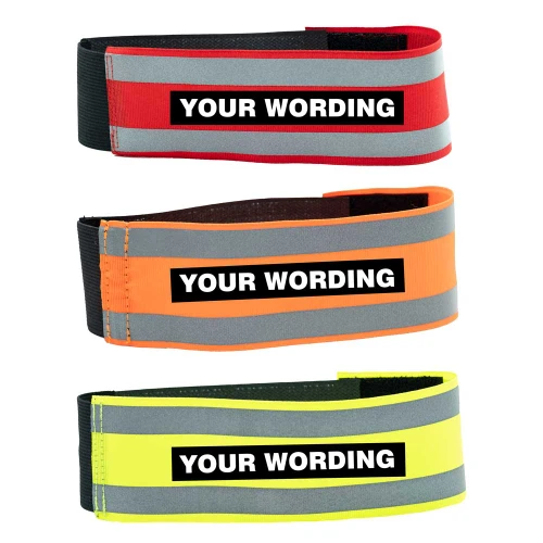 Custom Wording Armbands in lime