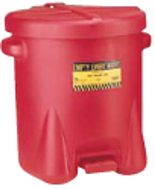 14 Gallon Oily Waste Safety Can, Plastic