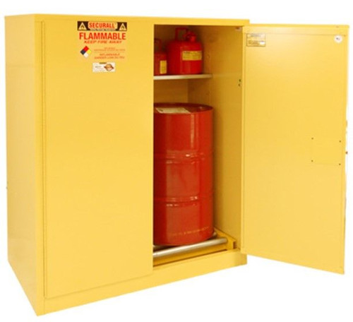 120 Gallon FM Vertical Drum Cabinet