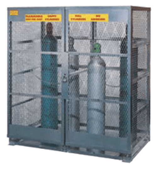 10-20 LP & Oxygen Gas Cylinder Storage Cabinet