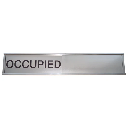 Occupied / Vacant slider sign for doors and rooms