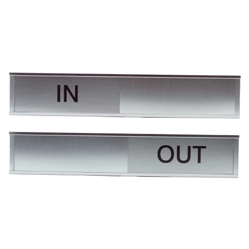 In / Out status slider indoor sign