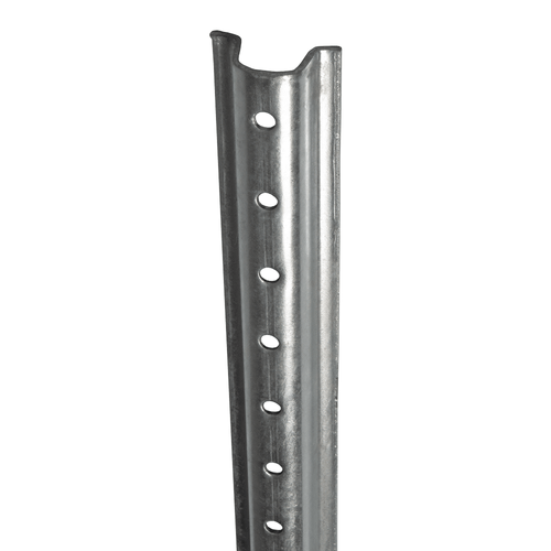 7 foot Light-Weigh U-Channel Steel Sign Post with pre-drilled holes