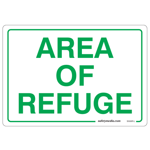 Area of Refuge Sticker Area of Refuge Sticker