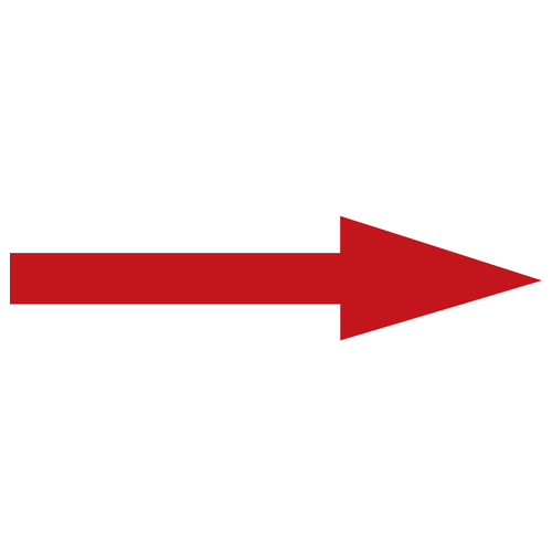 Anti-Slip Floor Decal Pedestrian Traffic Control Arrow