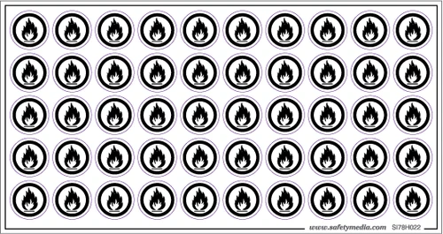 WHMIS Hazard Symbol Stickers