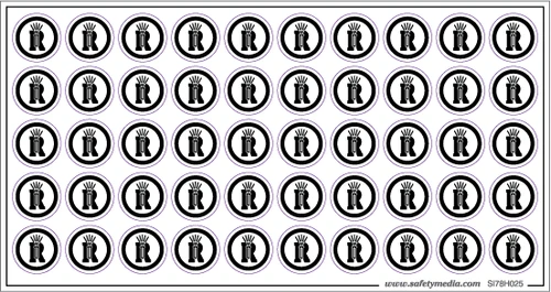 WHMIS Hazard Symbol Stickers