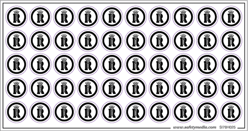 WHMIS Hazard Symbol Stickers