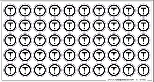 WHMIS Hazard Symbol Stickers
