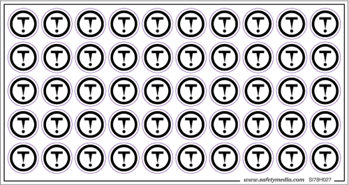 WHMIS Hazard Symbol Stickers