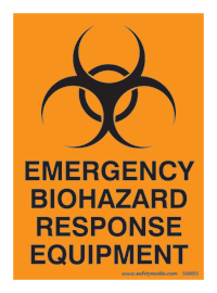 Biohazard Response Equipment Sticker