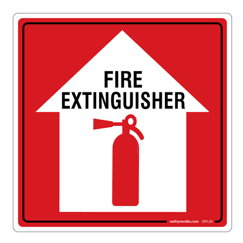 Fire Extinguisher (Ahead) Sticker