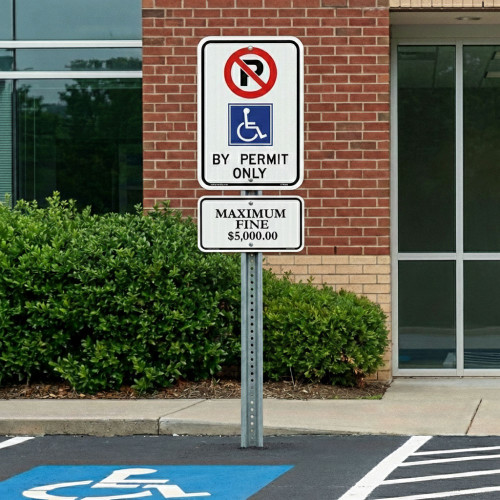 Reflective Maximum Fine Sign