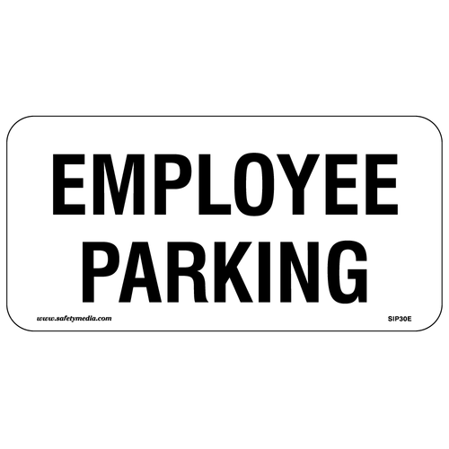 Employee Parking Small Sign