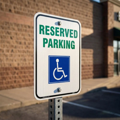 Accessible Reserved Parking Sign