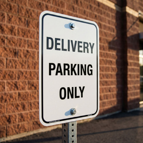 Delivery Parking Only Sign