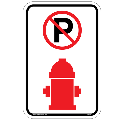 Hydrant No Parking Sign