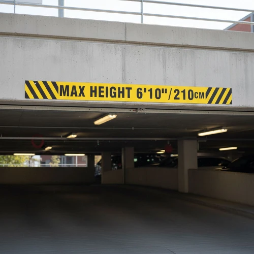 Maximum Height Aluminum Sign