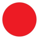 3.5" Reflective Circle Marker Stickers 5/Pkg