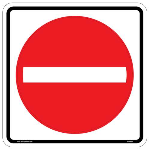 Regulatory Do Not Enter Sign RB-19