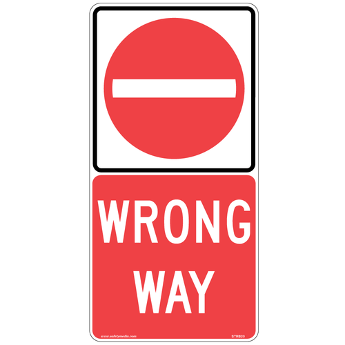 Regulatory Do Not Enter/Wrong Way Sign RB-20