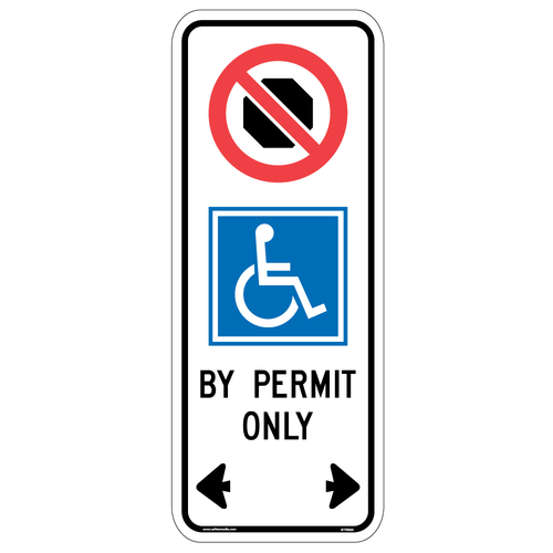 Accessible Stopping Exemption Sign RB-95