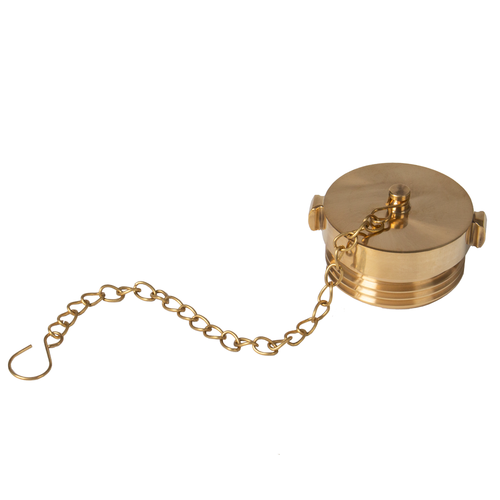 2.5" CSA Thread (Canada) Brass FD Connection Plug