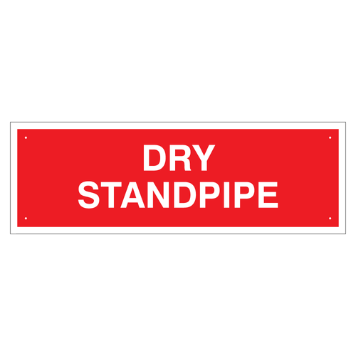 Dry Standpipe Sign