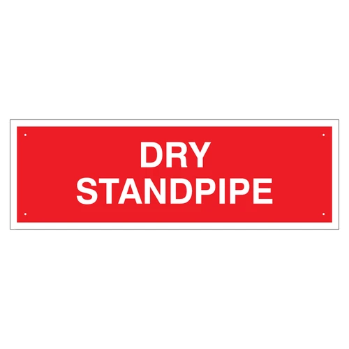 Dry Standpipe Sign