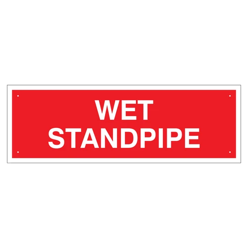 Wet Standpipe Sign